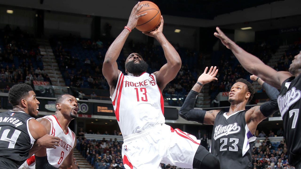 Harden scores 44 to lead Rockets to win over Kings in OT